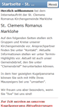 Mobile Screenshot of clemenskirchemarklohe.de